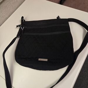 Vera Bradley Black Quilted Crossbody Bag